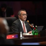 Direktur Jenderal WHO Tedros Adhanom Ghebreyesus. (ANTARA FOTO/Aditya Pradana Putra/nym/aa.)-1698905990