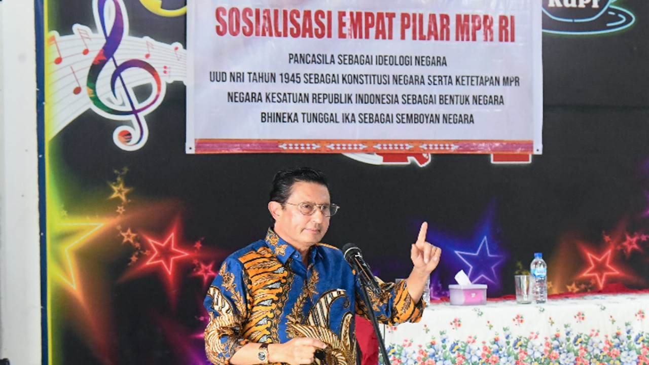 Wakil Ketua MPR RI Prof. Dr. Ir. H. Fadel Muhammad mengungkapkan bahwa salah satu tujuan dan tugas MPR RI adalah ingin agar Indonesia mampu tumbuh dan berkembang, bahkan menjadi negara maju.