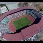 Foto udara Stadion Gelora Bung Tomo, Surabaya, Jawa Timur, Jumat (25/10/2019). ANTARA FOTO/Zabur Karuru/aww/pri.-1698909123