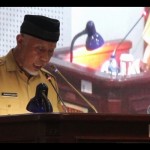 Gubernur Sumatra Barat (Sumbar) Mahyeldi. (Antara/Fandi Yogari).-1698805743