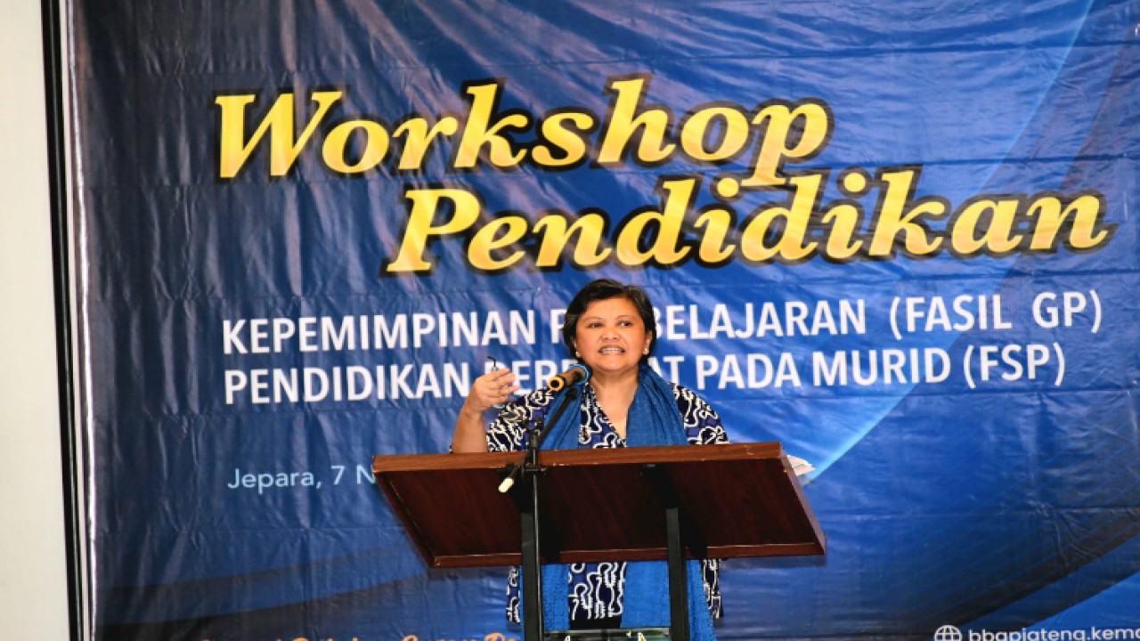 Wakil Ketua MPR RI, Lestari Moerdijat dalam Workshop Pendidikan bertema "Pembelajaran yang Berpusat pada Peserta Didik" di Kabupaten Jepara, Jawa Tengah/Dok MPR 