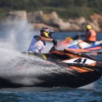 Ilustrasi pebalap jetski sedang beraksi (ANTARA/HO)-1699517377