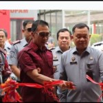 Kanwil Kemenkumham Kaltim saat meresmikan Dapur Sehat Berseri Lapas Narkotika Samarinda. Antaranews Kaltim/Fandi.-1700035601