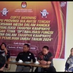 KPU Sulteng optimalkan peran media pada masa kampanye Pemilu 2024-1700549324