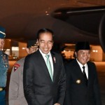Presiden Jokowi tiba di Tanah Air usai lawatan ke dua negara-1700371975