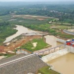 Proyek pembangunan Bendungan Margatiga di Lampung. ANTARA/HO - Kementerian PUPR-1698828314