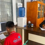 WBP Lapas Suliki saat membacakan surat cinta untuk ayah yang dibuatnya melalui panggilan video. ANTARA/HO-Lapas Suliki.-1699876488