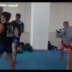 Atlet Muaythai Sumut saat berlatih demi persiapan menghadapi PON (ANTARA/Juraidi)-1701833387