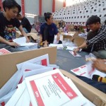 KPU Palu mulai lipat 277.069 surat suara DPD-RI dapil Sulawesi Tengah-1703066817