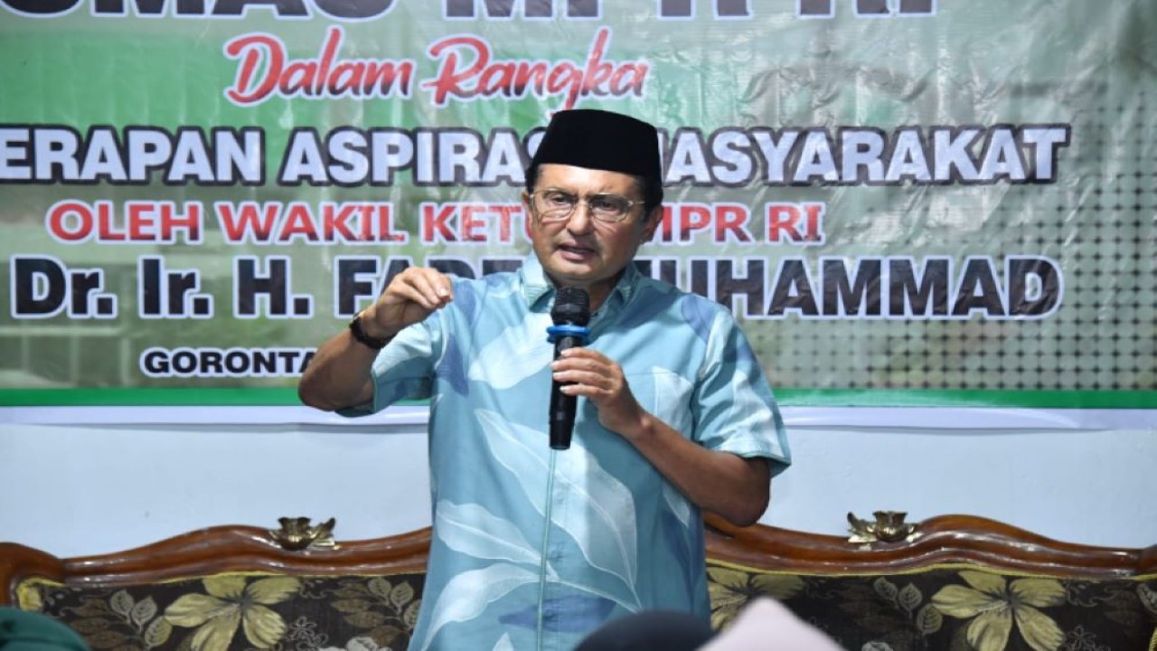 Wakil Ketua MPR RI Prof. Dr. Ir. Fadel Muhammad.