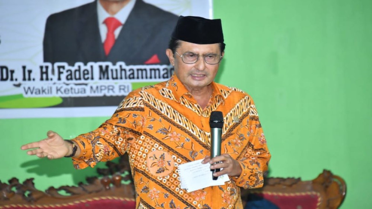 Wakil Ketua MPR RI Prof. Dr. Ir. H. Fadel Muhammad