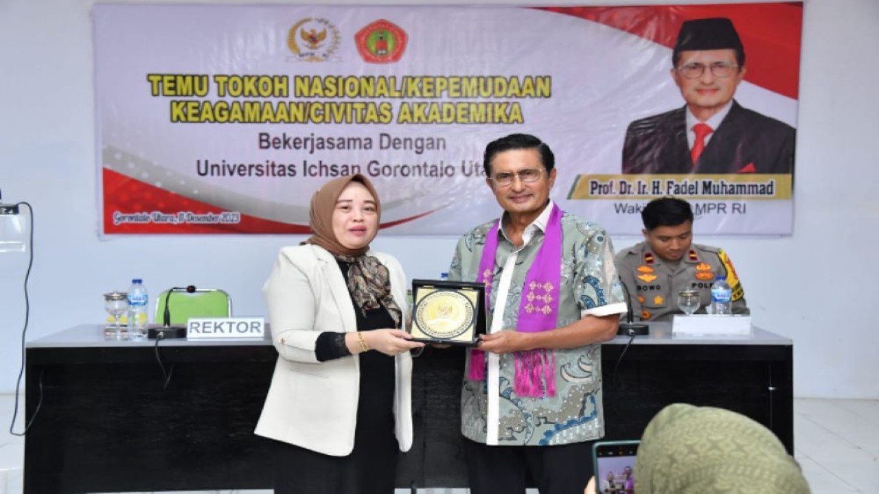 Wakil Ketua MPR RI Prof. Dr. Ir. H. Fadel Muhammad