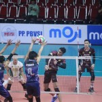 Tim putra BIN Pasundan saat bertanding dalam final four di GOR Jayabaya, Kota Kediri, Jawa Timur. ANTARA/ HO-panitia-1701830650
