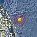 Titik gempa yang melanda melonguane, Sulawesi Utara, Senin (4/12/2023). (ANTARA/HO-BMKG)-1701671684