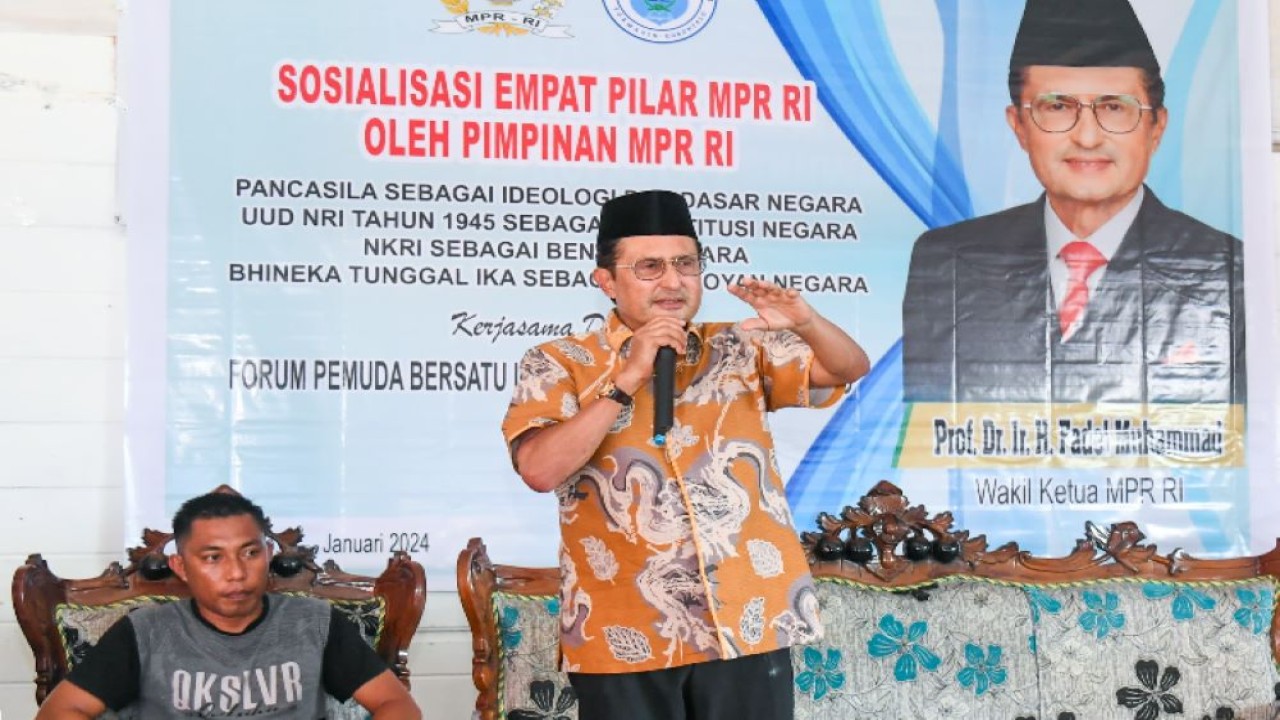 Wakil Ketua MPR RI Prof. Dr. Ir. H. Fadel Muhammad