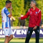 Pelatih SC Heerenveen, Kees van Wonderen bersama Thom Haye-1704291762