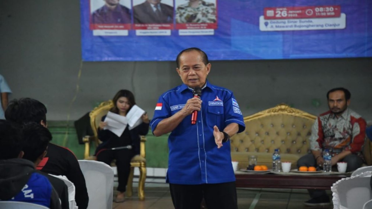 Wakil Ketua MPR Prof. Dr. Sjarifuddin Hasan, MM, MBA