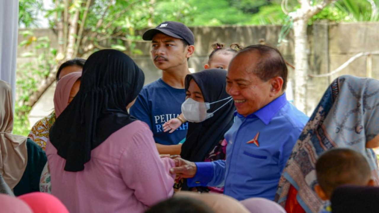 Wakil Ketua MPR RI yang juga Anggota Mejelis Tinggi Partai Demokrat, Prof. Dr. H. Sjarifuddin Hasan SE., MM., MBA