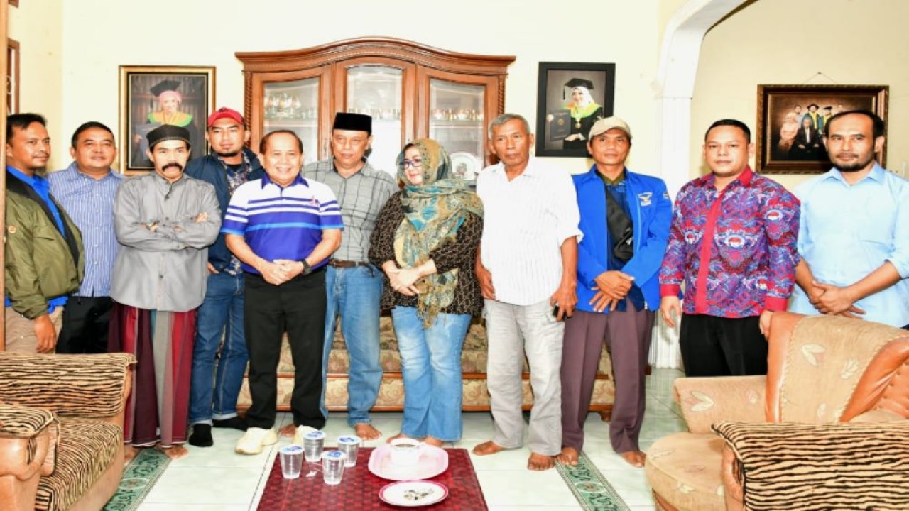Wakil Ketua MPR RI, yang juga caleg Partai Demokrat Dapil Jawa Barat III meliputi Kota Bogor dan Kabupaten Cianjur Prof. Dr. H. Sjarifuddin Hasan, SE.,  MM., MBA