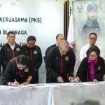 Penandatanganan Perjanjian Kerjasama dukungan anggaran pelatnas Olimpiade 2024 Paris-1708971727