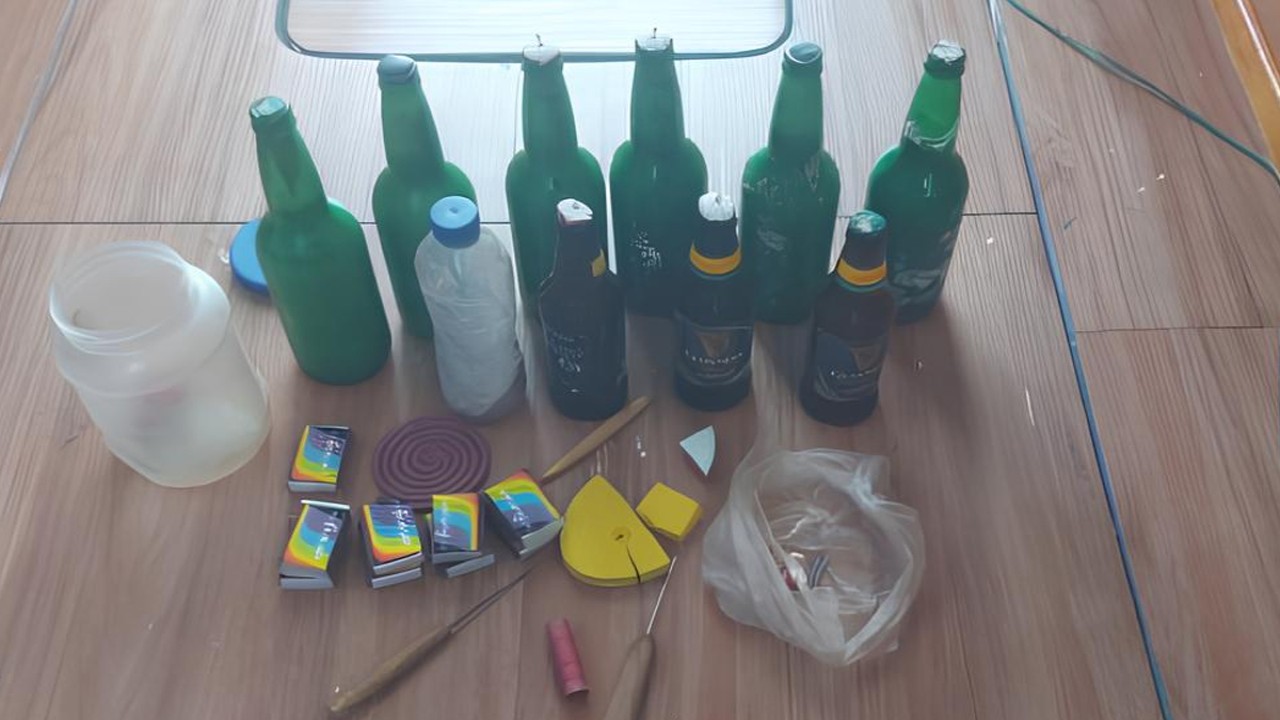 Barang bukti bahan peledak yang digunakan untuk menangkap ikan yang berhasil diamankan oleh Ditpolairud Polda NTT. Foto : Istimewa