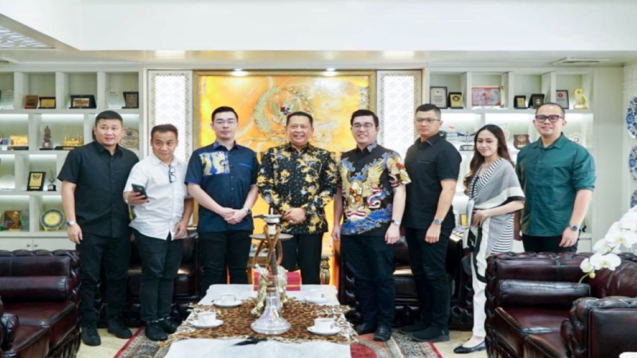 Bamsoet usai menerima perwakilan Kapal Api Group, di Jakarta, Rabu (6/3/24).