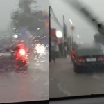 Banjir di Jalan Benda Raya Pamulang 2 Tangerang Selatan (Instagram)-1713437795