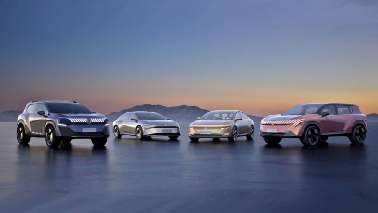 Nissan memperkenalkan empat kendaraan listrik konsep di Beijing Auto Show 2024. (Foto: Nissan Motor)