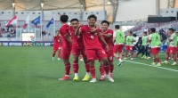 Timnas Indonesia U-23 akan bertemu Korea Selatan di perempat final Piala Asia U-23 2024.-1714005266