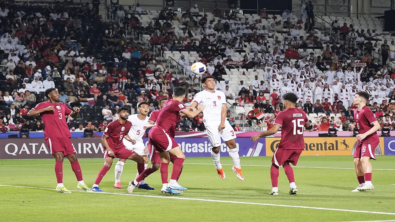 Timnas Indonesia U-23 kalah 0-2 dari Qatar di Piala Asia U-23 2024. (dok PSSI)