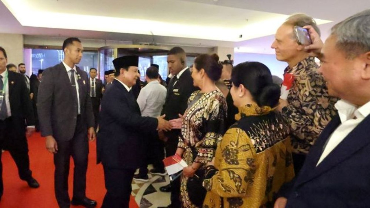 Presiden Prabowo Subianto di Brasil/Istimewa