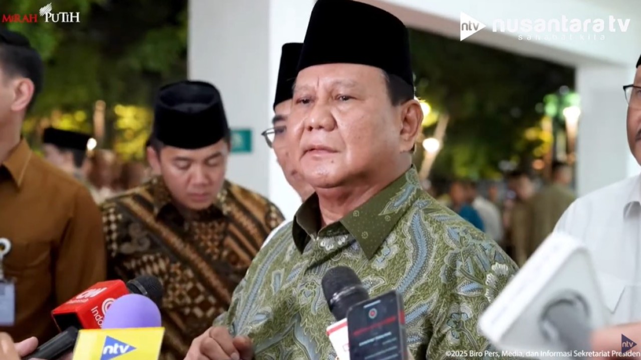 Presiden Prabowo Subianto. (Foto: Tangkapan layer)