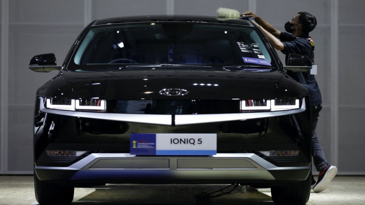 Ilustrasi. Hyundai Ioniq 5. (Foto: REUTERS/Willy Kurniawan)