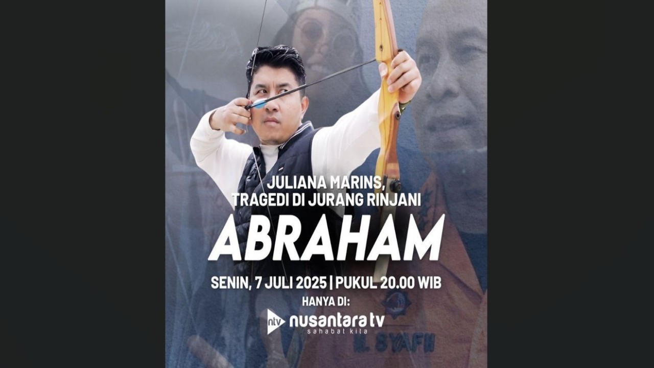 Saksikan program Abraham "Juliana Marins, Tragedi di Jurang Rinjani" pada Senin, 7 Juli 2025 di Nusantara TV.