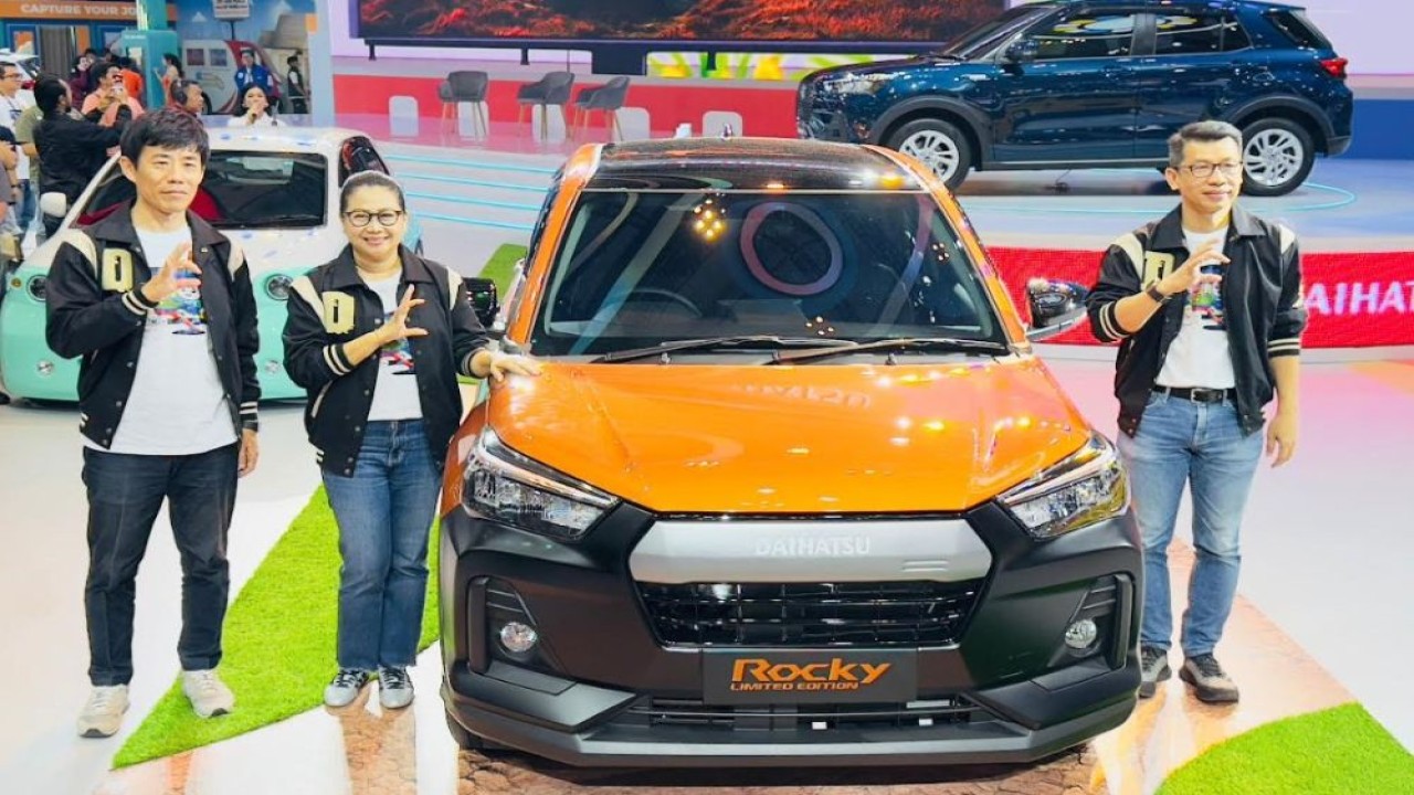 Daihatsu memperkenalkan Rocky Limited Edition di GIIAS 2025. (Foto: Istimewa)