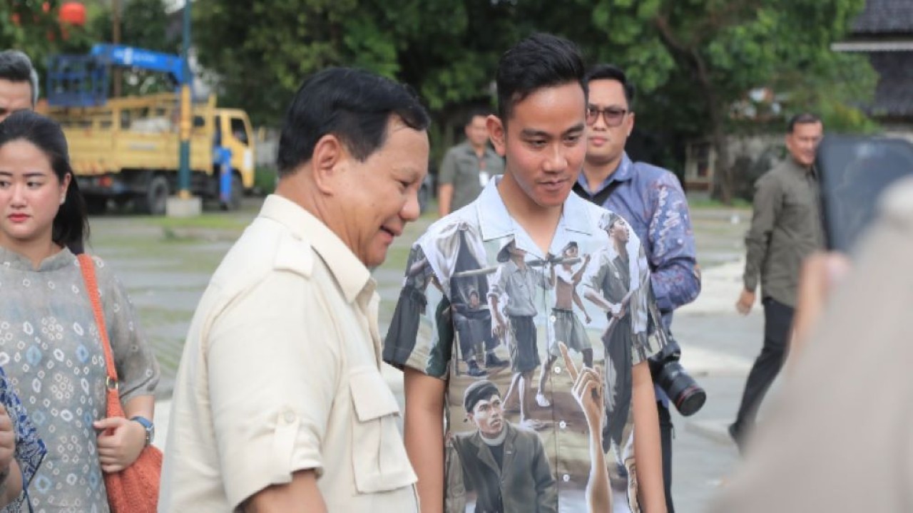 Presiden Prabowo Subianto dan Wakil Presiden Gibran Rakabuming Raka/ist