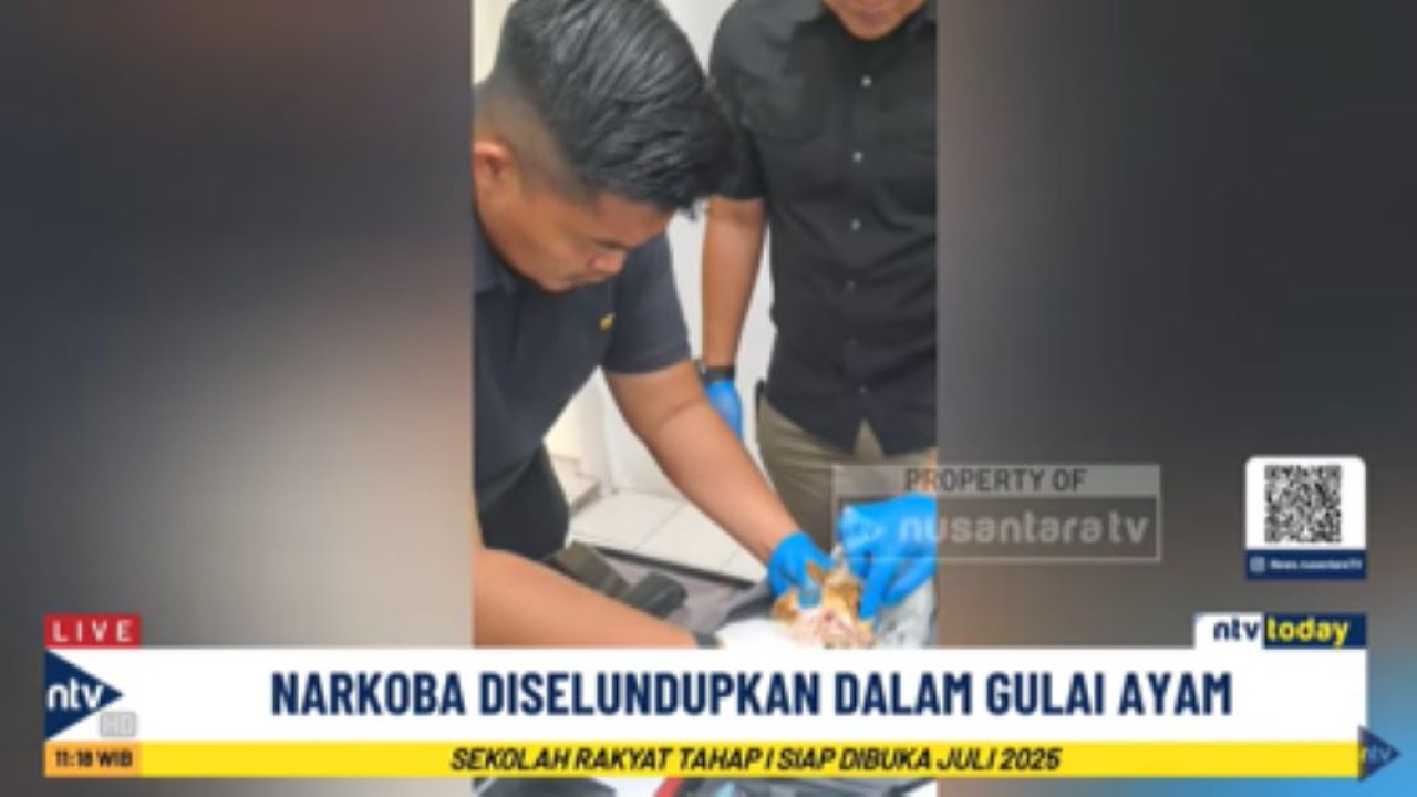 Petugas Lapas Kelas II A Karawang berhasil menggagalkan penyelundupan narkoba jenis sabu dalam gulai ayam