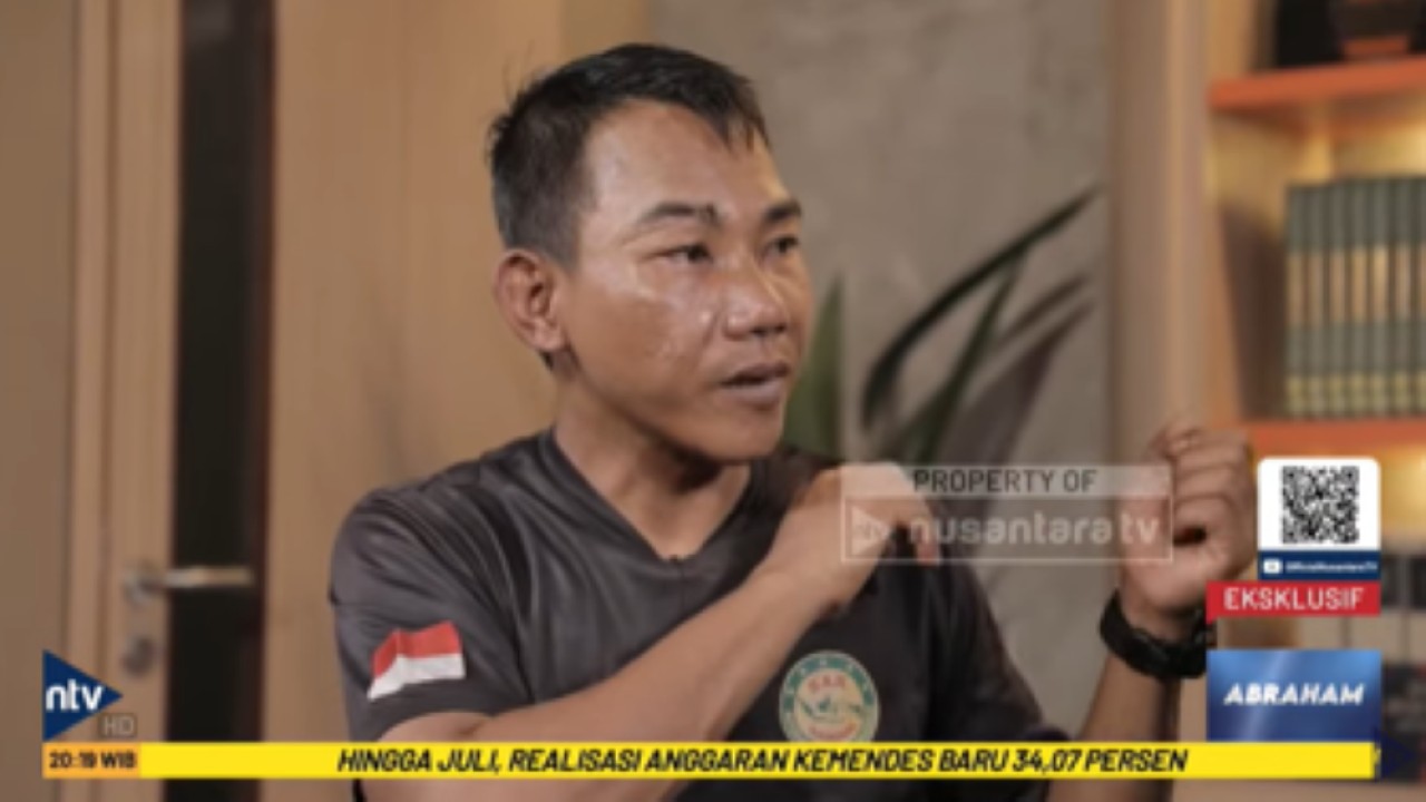 Anggota Basarnas Khafid As'adi dalam program Abraham di Nusantara TV