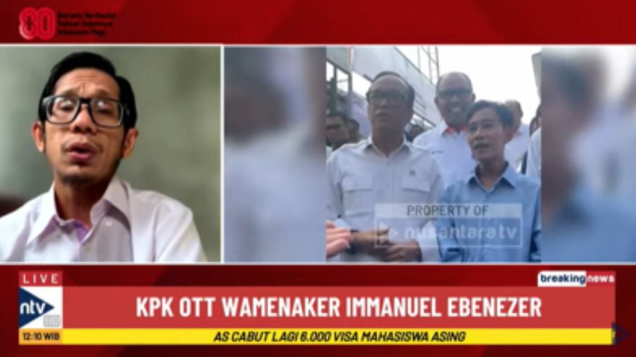 Wakil Ketua Umum Projo Freddy Damanik dalam dialog Breakingnews Nusantara TV