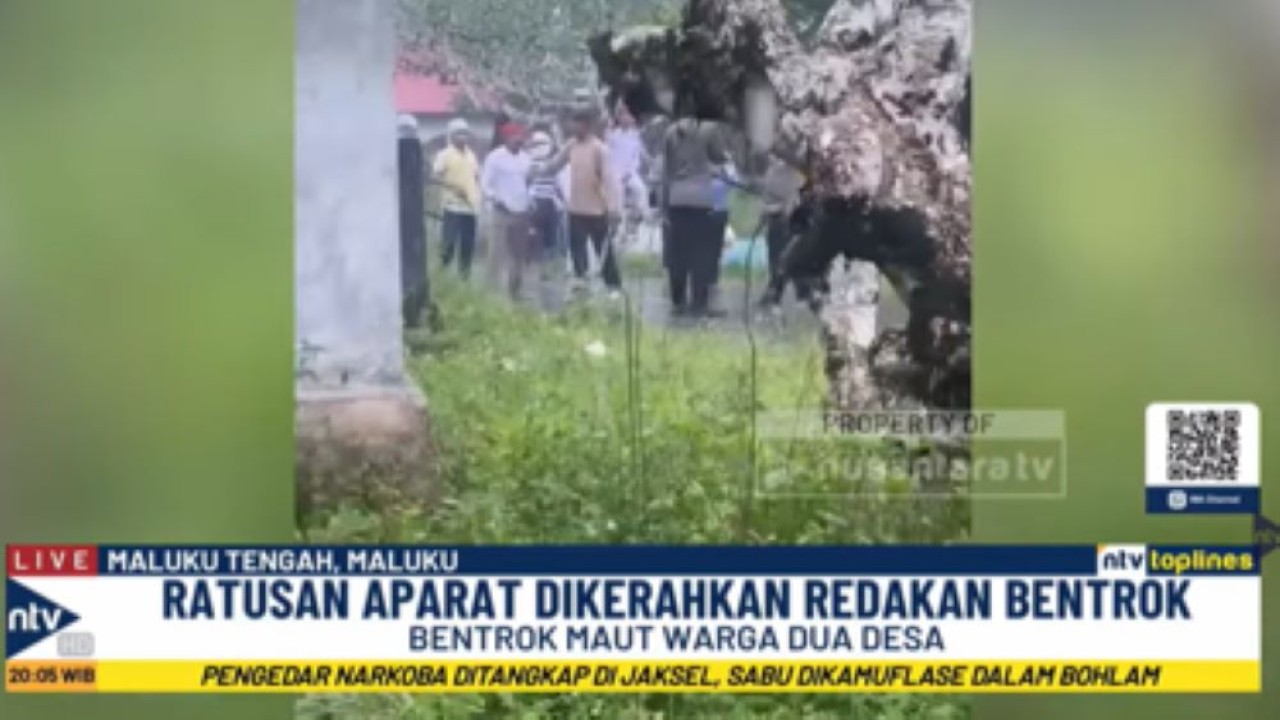 Warga dari dua desa di Maluku Tengah terlibat bentrokan yang mengakibatkan jatuhnya korban jiwa dan korban luka