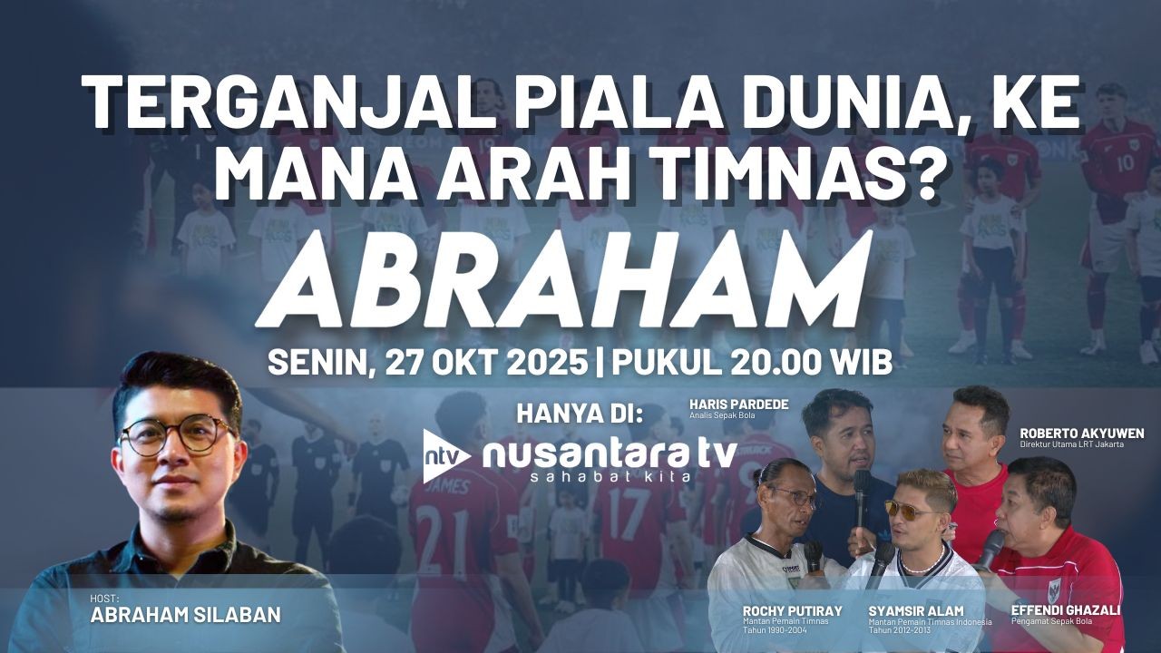 Program "Abraham" tayang di Nusantara TV setiap Senin mulai pukul 20.00 WIB. (Foto: Toga Ibnu Pratama)