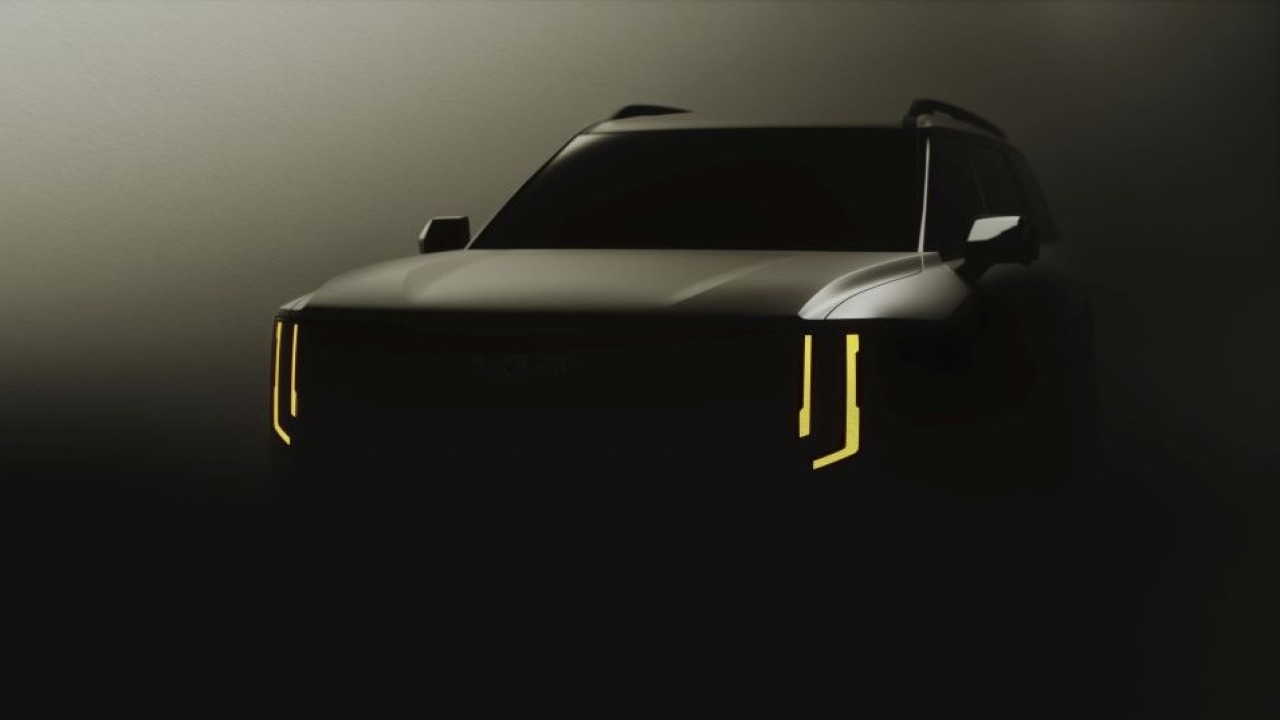 Perusahaan merilis gambar teaser Kia Telluride terbaru. (Foto: Istimewa via Car and Driver)