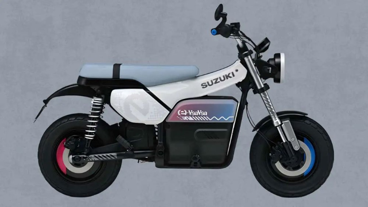 Suzuki mengumumkan konsep e-VanVan akan menjadi salah satu sorotan utama di ajang Japan Mobility Show 2025. (Foto: Istimewa via RideApart)