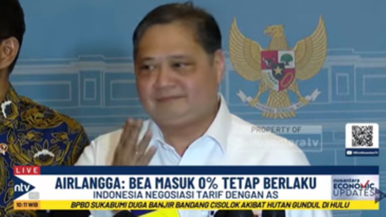 Menko Perekonomian Airlangga Hartarto