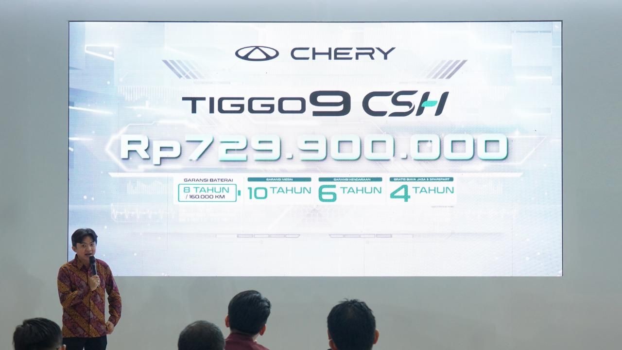 Peluncuran regional Chery TIGGO 9 CSH AWD di GIIAS Makassar 2025. (Foto: Istimewa)