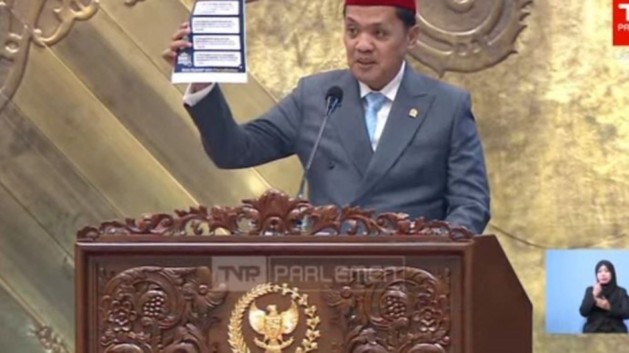 Ketua Komisi III DPR RI Habiburokhman. (YouTube TVR Parlemen)