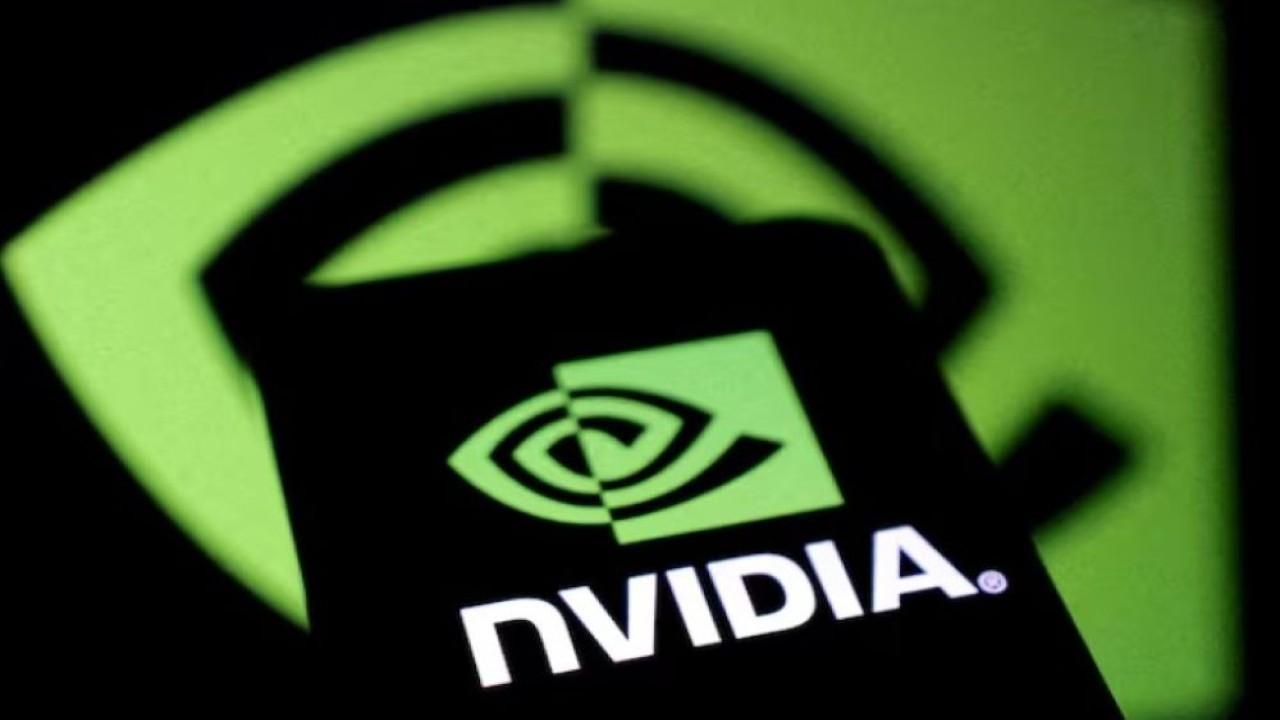 Ilustrasi. Logo Nvidia. (Foto: Dok/Dado Ruvic/Reuters)