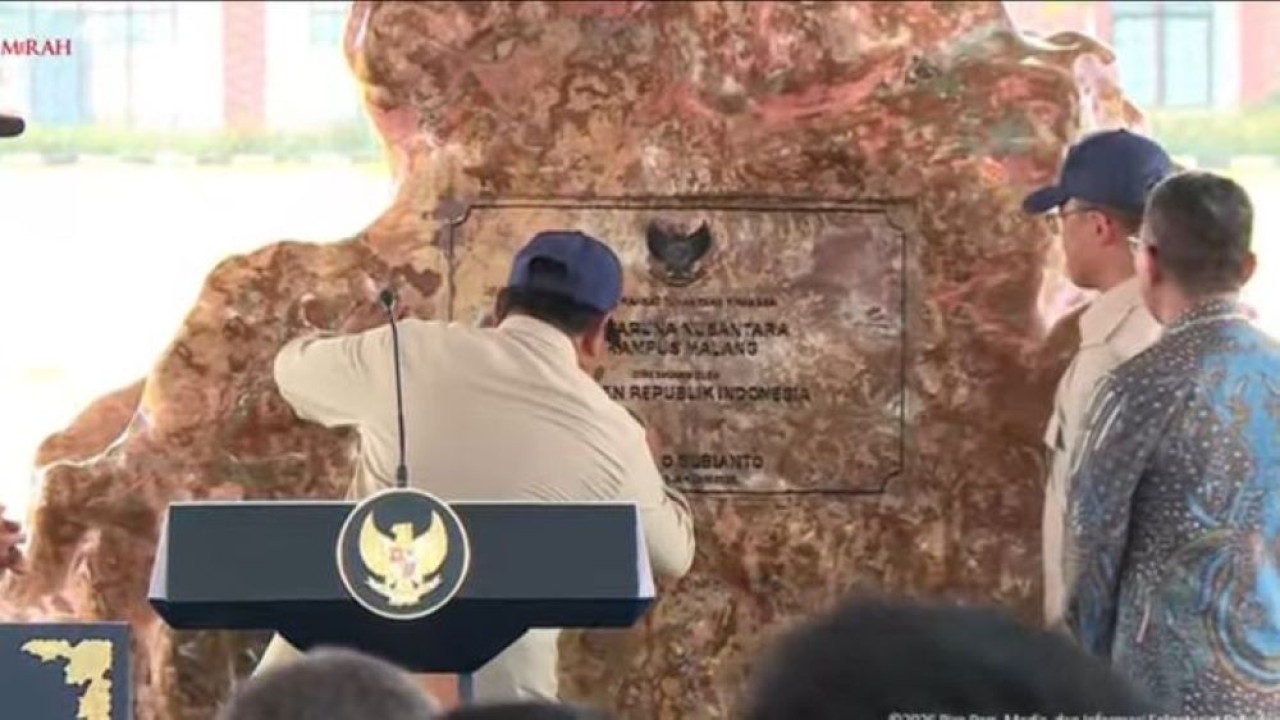 Prabowo Subianto di Sekolah Garuda Malang Jawa Timur (Istimewa)