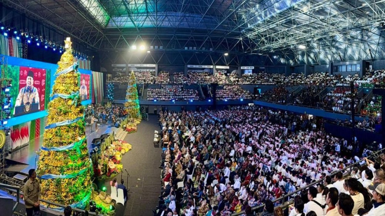 Perayaan Natal Nasional 2025 menjadi momen yang tak terlupakan bagi anak-anak dari Panti Asuhan Vincentius Putra, Jakarta Pusat. (Foto: Istimewa/Setneg.go.id)
