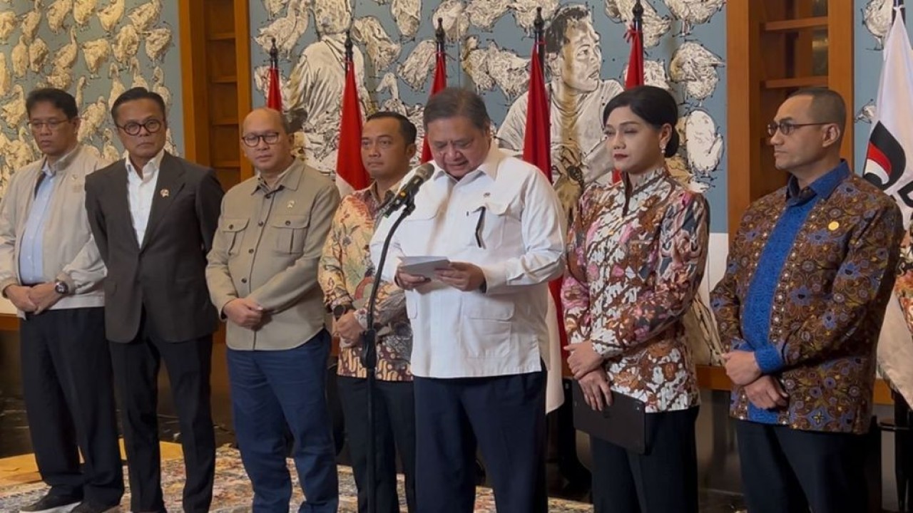 Menteri Koordinator Bidang Perekonomian Airlangga Hartarto. (Foto: NTVnews)